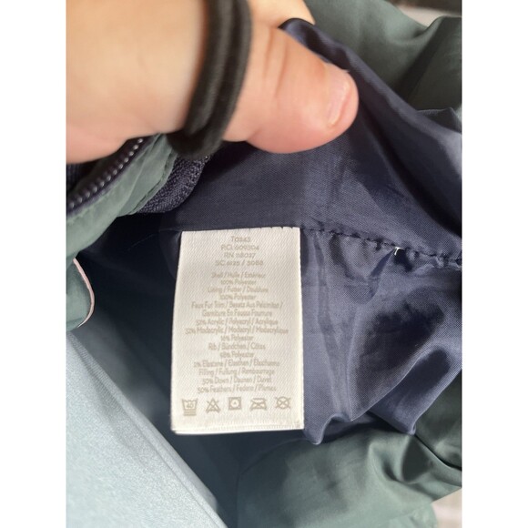Boden Down Puffer Jacket In Green Women Size 18 - Picture 11 of 11